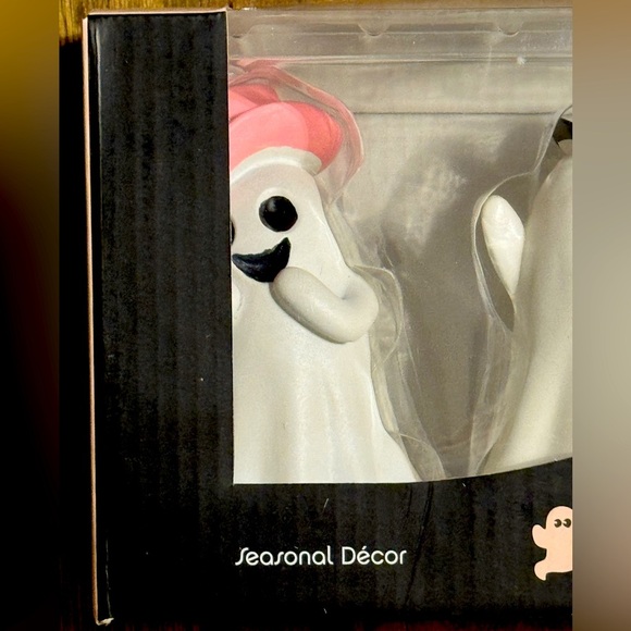 NWT Goblin & Ghoul Set of 3 Ghosts Wearing Cowgirl Hats Halloween/Fall Decor - Picture 8 of 12